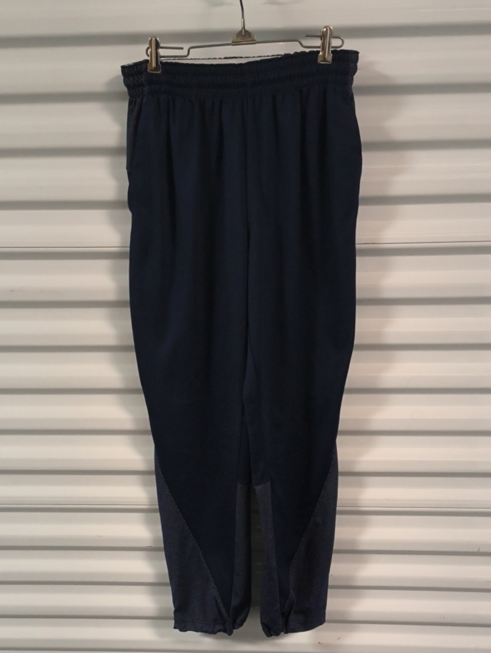 Jordan Dri-Fit Flight Team Basketball Blue White Adjustable Leg Joggers L